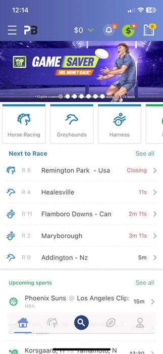 palmerbet racing