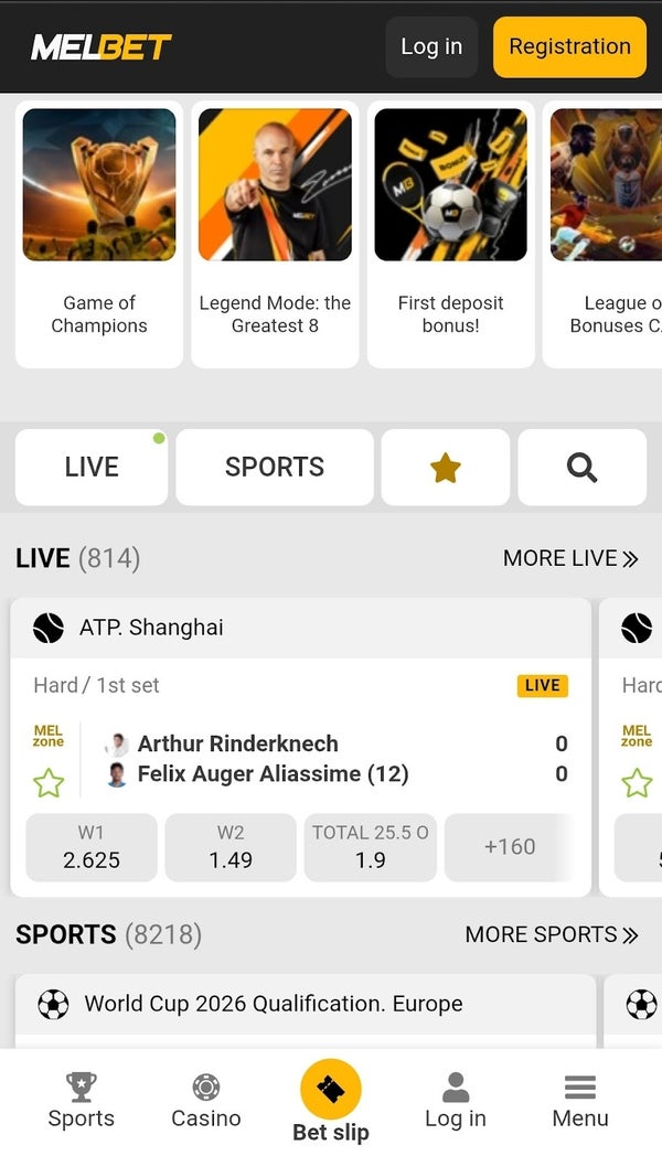 melbet mobile web