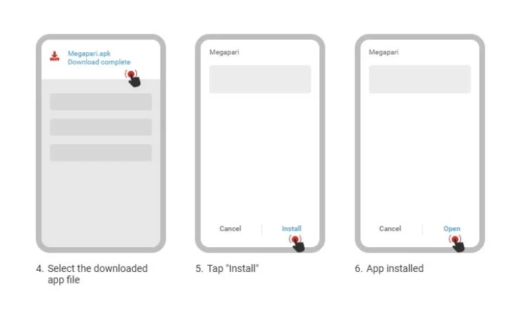how to download megapari apk 2