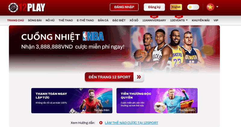 Trang chủ nhà cái 12Play