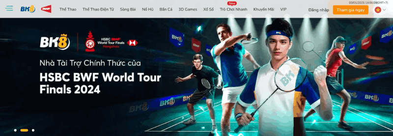Trang chủ nhà cái BK8