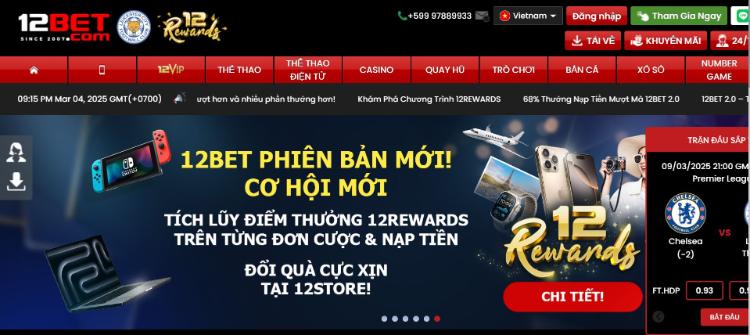 Nhà cái 12bet