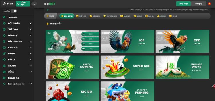 Nhà cái E2bet