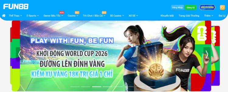 Nhà cái uy tín Fun88
