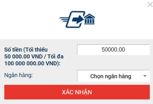 xác nhận nạp tiền Megapari
