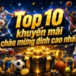 top 10 khuyến mãi chào mừng